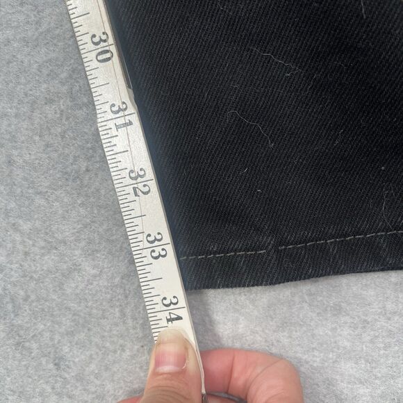 Levi's Jeans 550 Men's 31x34 Fits 32x33 Relaxed Black Cotton Denim Dark 2011 EUC - Picture 16 of 16